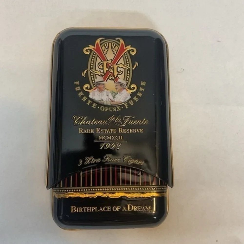 Vintage Arturo Fuente Opus X Robusto Tin 48 Gauge Ring 5